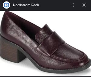 Baretraps Accord Penny Loafer in Eggplant color, women's size 8.5